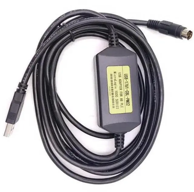 Alt view image 5 of 6 - Gadget WISDUM USB-1761-CBL-PM02 USB Programming Cable for AB Micrologix 1000 1100 1200 1400 1500 Series