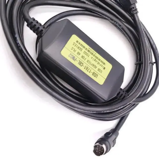 Alt view image 6 of 6 - Gadget WISDUM USB-1761-CBL-PM02 USB Programming Cable for AB Micrologix 1000 1100 1200 1400 1500 Series