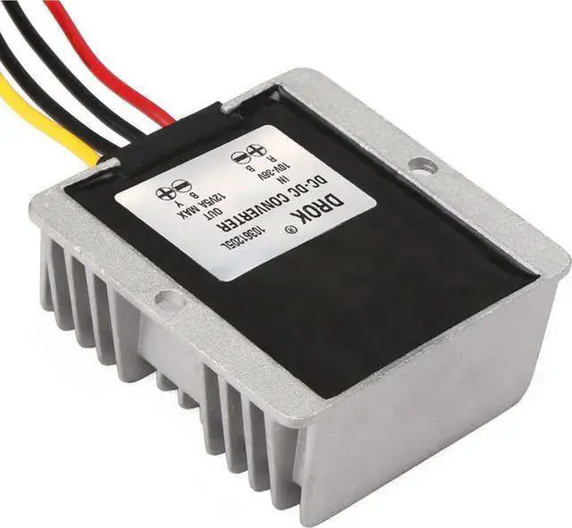 Alt view image 5 of 7 - WISDUM DROK Waterproof 60W Automatic Step Up Down Voltage Regulator Stabilizer 10V-36V to 12V 5A Buck Boost Power Converter 12V Volts Regulator for Fan Motor