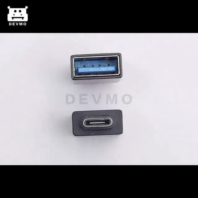 Alt view image 6 of 6 - WISDUM 2PCS USB-C Male Type C to USB Adapter 2.0 A Female Data Converter Connector Adaptor