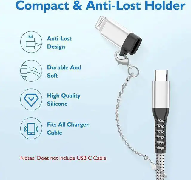 Alt view image 4 of 7 - WISDUM 3Pack USB C Female to Lightning Male Adapter MFI Certified Accessories for 14 Pro / 14 Pro Max / 14/14 Pius /13 Pro13 Pro/Max/13113 Mini/12 Pro/12 Pr Max/1212 Mini /11 Pro /11 Pro Max /1