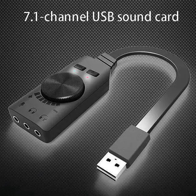 Alt view image 2 of 7 - WISDUM 5.1CH Stereo Surround Sound Card PCIe Built-in 5.1 Channel 3D Sound Effect Sound Card for PC