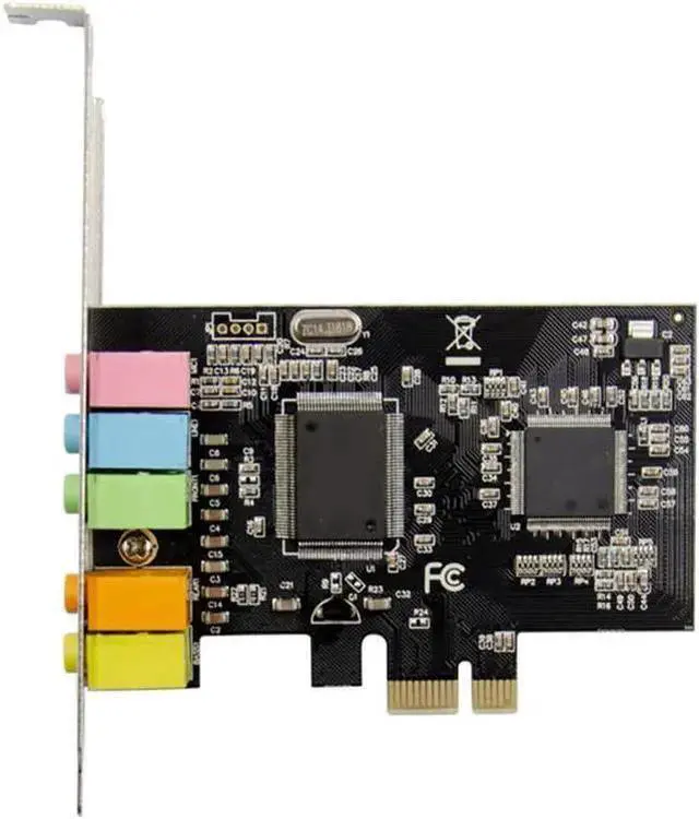 Alt view image 6 of 7 - WISDUM 5.1CH Stereo Surround Sound Card PCIe Built-in 5.1 Channel 3D Sound Effect Sound Card for PC