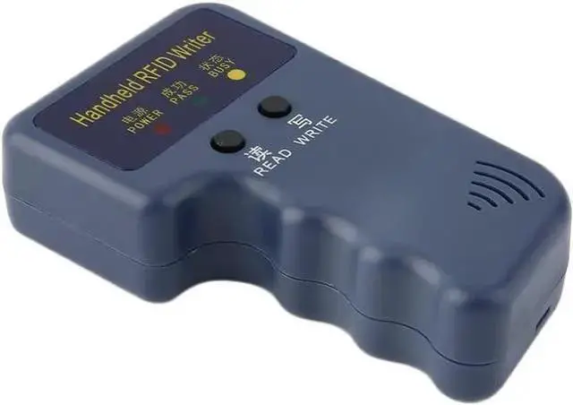 Alt view image 2 of 2 - WISDUM Handheld 125KHz RFID ID Card Copier Writer Duplicator Programmer Reader Match Writable EM4305 ID Keyfobs Tags Card Key Cards