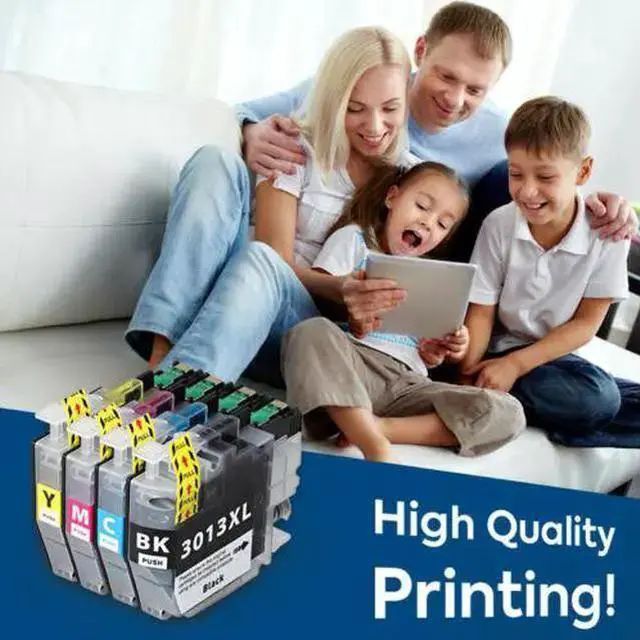 Alt view image 4 of 5 - WISDUM Compatible LC3013 Ink Cartridges Replacement for Brother LC3013 LC3011 Ink Cartridge Works with Brother MFC-J690DW MFC-J895DW Brother MFC-J497DW MFC-J491DW Inkjet Printer 8Packs (2K/2C/2M/2Y)