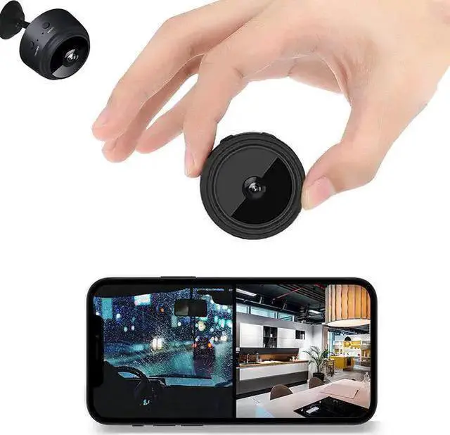 Main image of WISDUM Mini Spy Camera Wireless WiFi Spy Camera Hidden Camera Small Camera Spy Cameras with Night Vision and Motion Detection Home Security Indoor/Outdoor Nanny Cam for pet