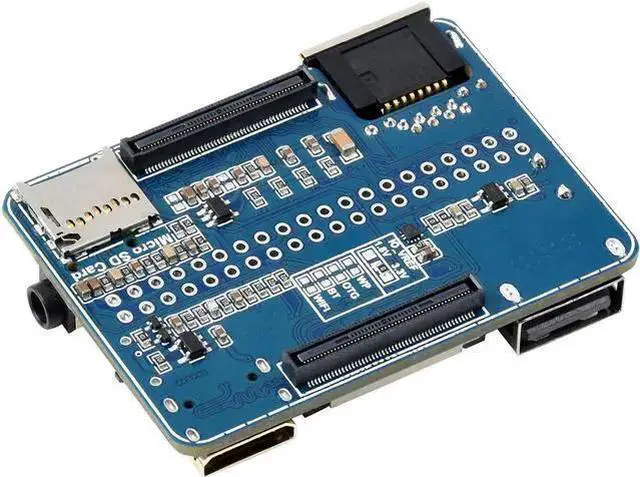 Main image of WISDUM 5V Mini USB Ethernet GPIO IO Carrier Board Expansion Board for RasPi Raspberry Pi Compute Module 4 CM4 Lite 2GB 4GB 8GB