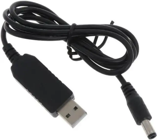 Main image of WISDUM USB Power Boost Line Step Up Module Cable USB 5V to 9v 5.5x2.1mm Connector