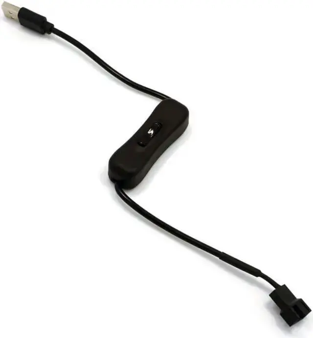Alt view image 2 of 2 - WISDUM USB Cable With Switch ON/OFF Cable Extension Toggle For USB Fan Power Supply Line Durable USB To 4Pin Adapter With Switch