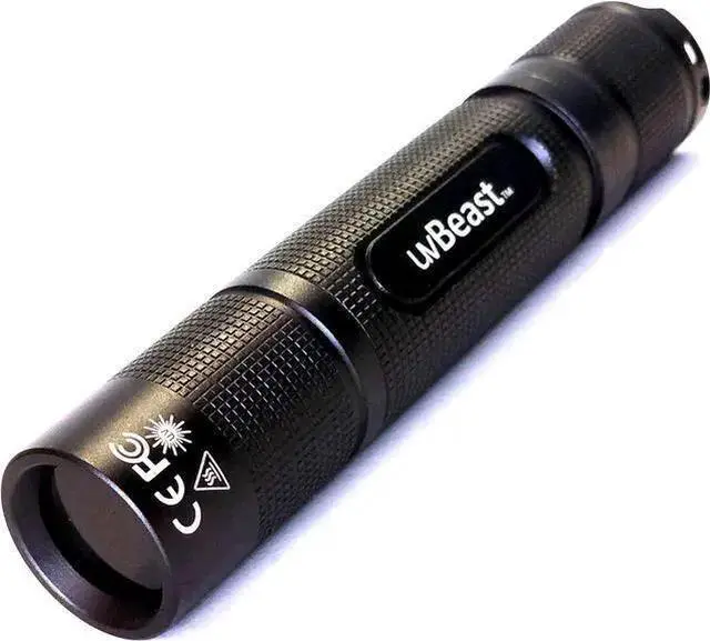 Main image of WISDUM New V3 365nm MINI - Black Light UV Flashlight High Definition Pure Ultraviolet - Professional Grade High Power Upgraded 5 Core UV LED USA Stock