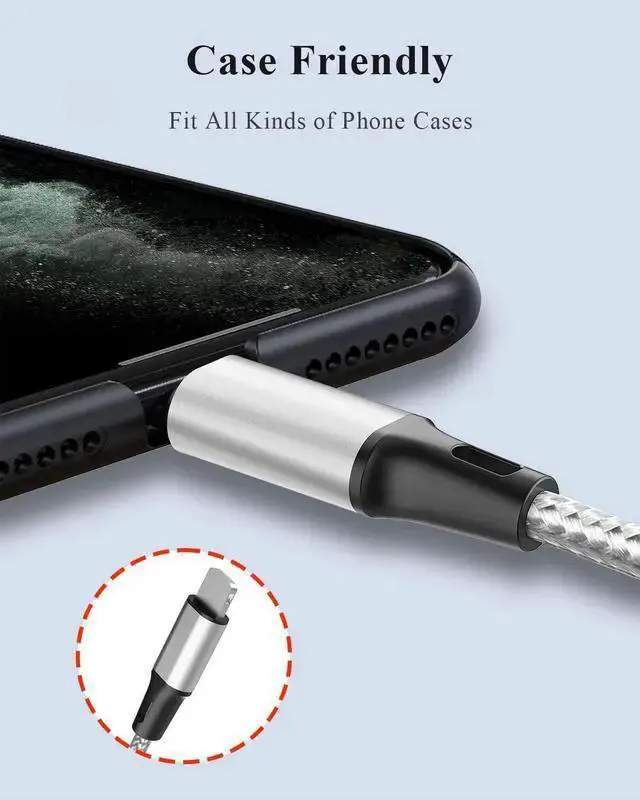 Alt view image 6 of 7 - WISDUM Multi Charging Cable, (3Pack 1FT) Short Multi USB Charger Cable Aluminum Braided 3 in 1 Universal Multiple Charging Cord with Type-C/Micro USB Connectors for Cell Phones Tablets (Charging Only)