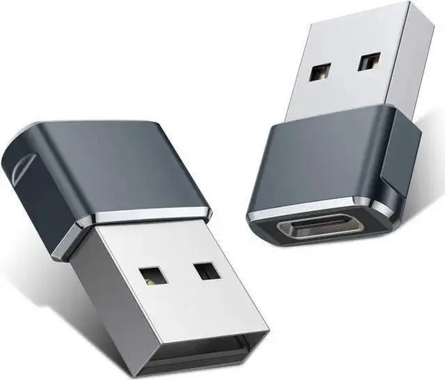 Main image of WISDUM Basesailor USB to USB C Adapter 2Pack,USBC Female to A Male OTG Charger Type C Converter for Watch Ultra iWatch 7 8 9, 15 14 13 Plus Pro Max,AirPods 3, Air,Car, Galaxy S24 23,16