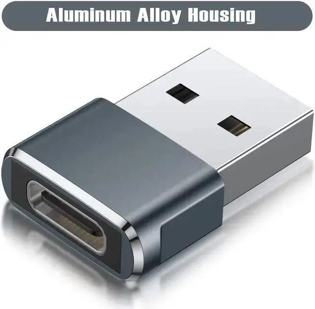 Alt view image 5 of 7 - WISDUM Basesailor USB to USB C Adapter 2Pack,USBC Female to A Male OTG Charger Type C Converter for Watch Ultra iWatch 7 8 9, 15 14 13 Plus Pro Max,AirPods 3, Air,Car, Galaxy S24 23,16