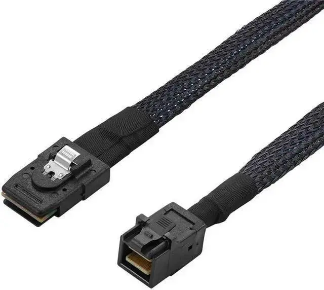 Alt view image 3 of 5 - WISDUM MINI SAS 8643 To SFF 8087 HD Server Data Cable Mini-sas HD SFF-8643 Data Server Hard Disk Raid Cable 50cm 100cm(0.5m)