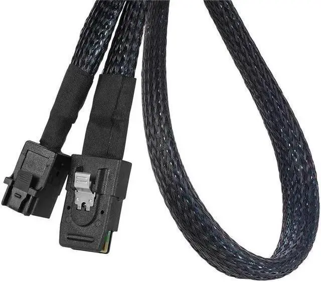 Alt view image 2 of 5 - WISDUM MINI SAS 8643 To SFF 8087 HD Server Data Cable Mini-sas HD SFF-8643 Data Server Hard Disk Raid Cable 50cm 100cm(0.5m)