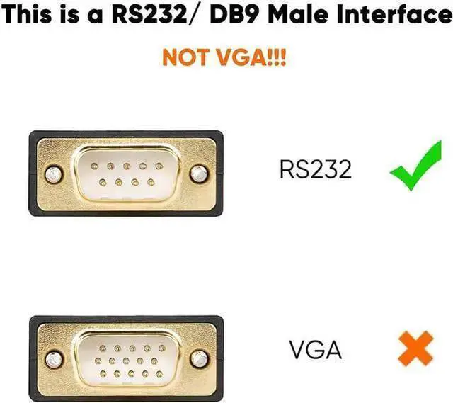 Alt view image 2 of 7 - WISDUM USB to RS232 Adapter with PL2303 Chip (3-Pack), 3 Feet Gold Plated DB9 Male Serial Converter Cable for Windows 11,10, 8.1, 8,7, Linux, macOS, Black