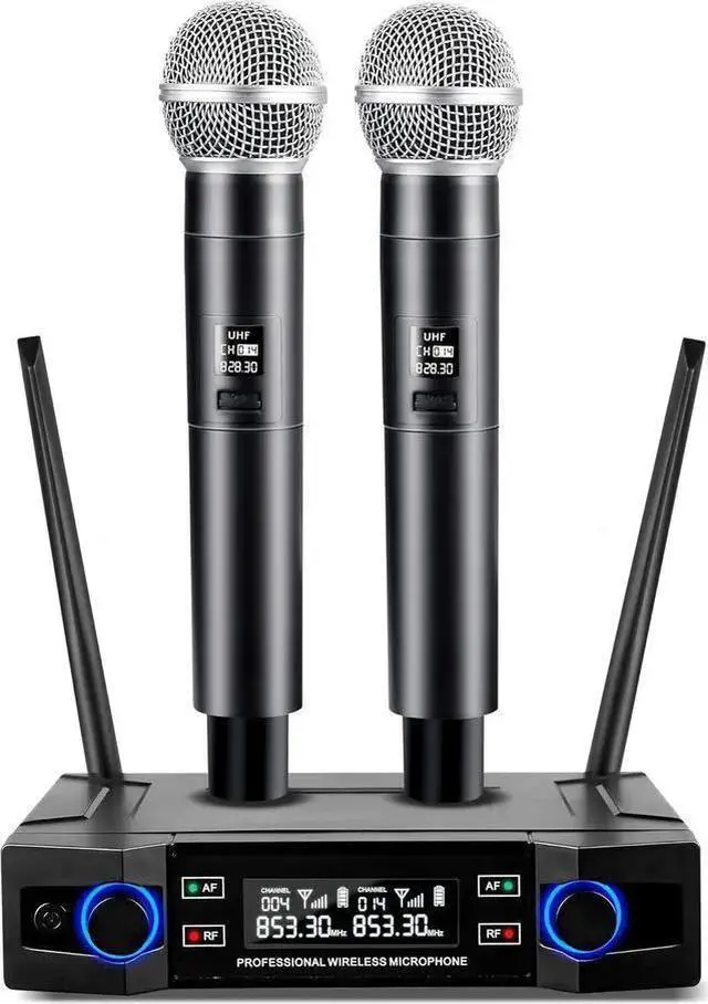 Main image of WISDUM Wireless Microphone for Handheld Wireless Mic System Professional Cordless Microphone for Singing Meeting Church Wedding Party