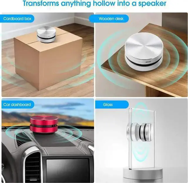 Alt view image 5 of 7 - WISDUM Humbird Speaker Bone Conduction Speaker dura mobi Speakers Make Anything Speaker Tiny Speaker duramobi Speaker dura Speaker