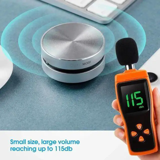 Alt view image 7 of 7 - WISDUM Humbird Speaker Bone Conduction Speaker dura mobi Speakers Make Anything Speaker Tiny Speaker duramobi Speaker dura Speaker