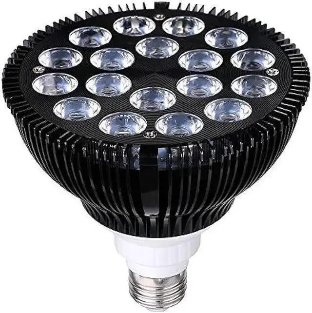 Alt view image 4 of 7 - WISDUM HIGROW LED Aquarium Light Blub, Wolezek 36W LED Plant Grow Light Bulb with 18x2W 450-460nm Blue LEDs for Indoor Plants Veg and Aquarium Plants Growing