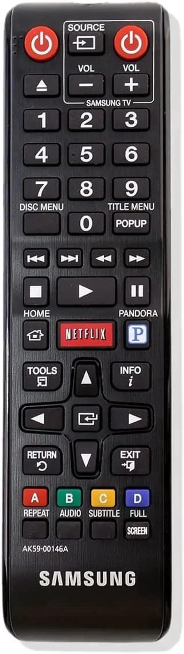 Alt view image 4 of 7 - WISDUM AK59-00146A Replace Remote for BLU-RAY Player BDE5300 BDE5300/ZA BDE5400 BDE5400/ZA BDEM53 BDE5900 BD-EM53/ZA BDEM53C BD-EM53C BD-EM59C BD-EM59C/ZA BD-ES6000 BDE5400/ZA