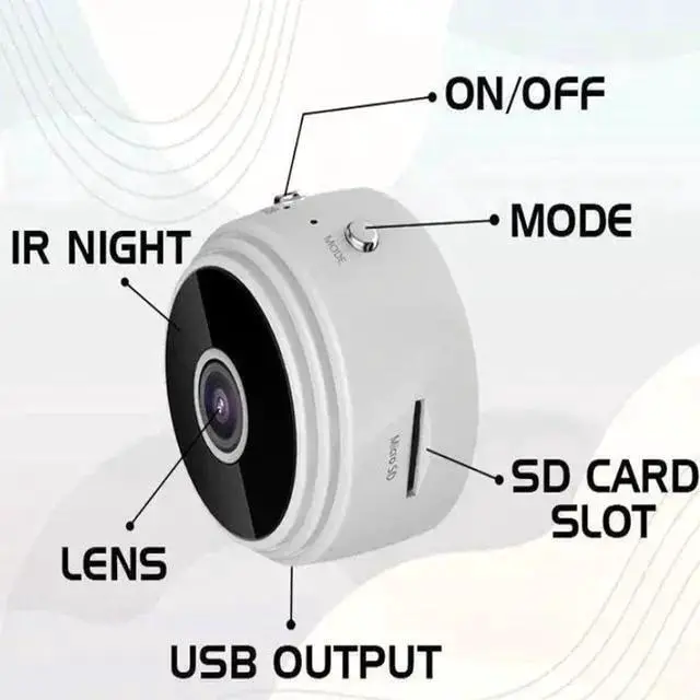 Alt view image 7 of 7 - WISDUM Mini Magnetic Mini Security Camera,2024 New Mini Security Camera Outdoor,Mini 1080p Hd Wireless Magnetic Security Camera,Miniguard Security Camera,Mini Camera