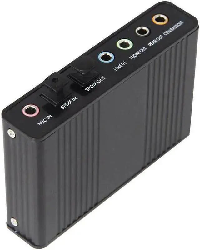 Main image of WISDUM USB Sound Card 6 Channel 5.1 SPDIF Optical Digital Sound Card Stereo Audio Adapter For PC Computer Laptop