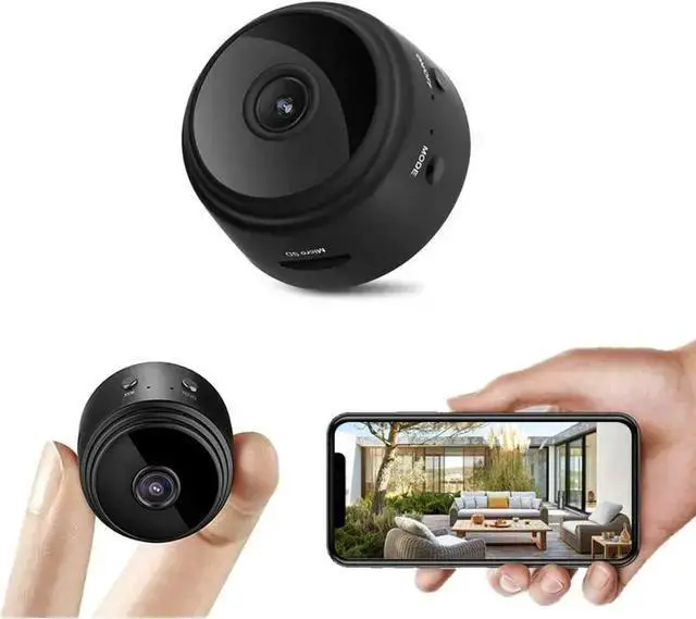 Alt view image 4 of 7 - WISDUM Spy Camera 1080P WiFi Hidden Camera Wireless Indoor Secret Camera Mini Nanny Spy Cam Home Security Surveillance Camera Micro Small Monitor Video Camera with Motion Detection App Control