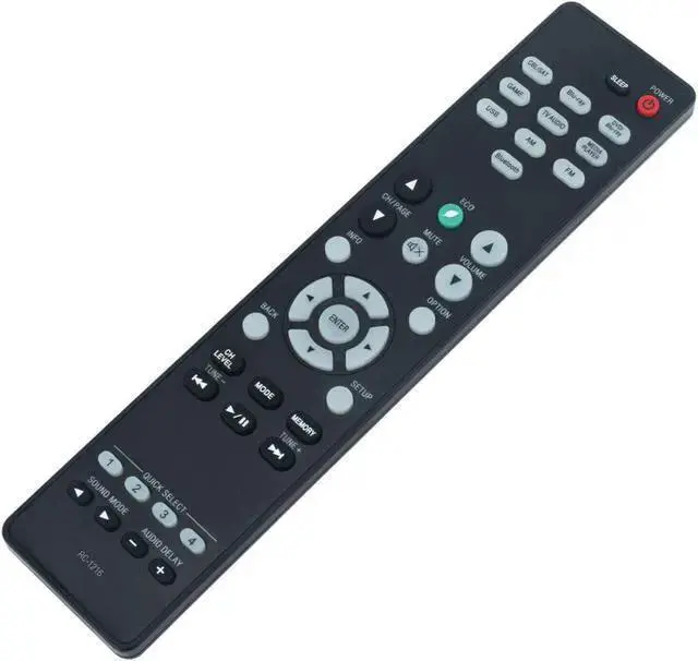 Alt view image 2 of 5 - WISDUM RC-1216 Replacement Remote Control for Denon Video&Audio Receiver RC1216