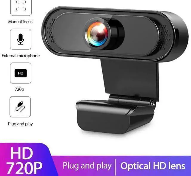 Main image of WISDUM 720P Computer Camera HD USB Webcam External Microphone Webcam Web Camera For PC Laptop Computer Peripherals