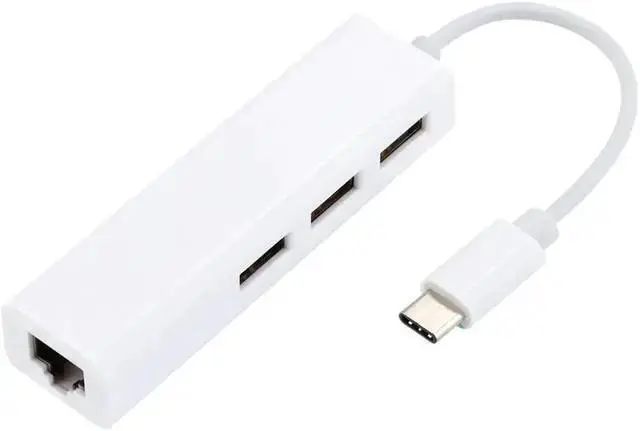 Alt view image 5 of 5 - WISDUM 2021 NEW USB 3.1 HUB Type C to USB Splitter RJ45 Ethernet Lan Adapter Hub Thunderbolt 3 USB-C Dock Adapter For PC