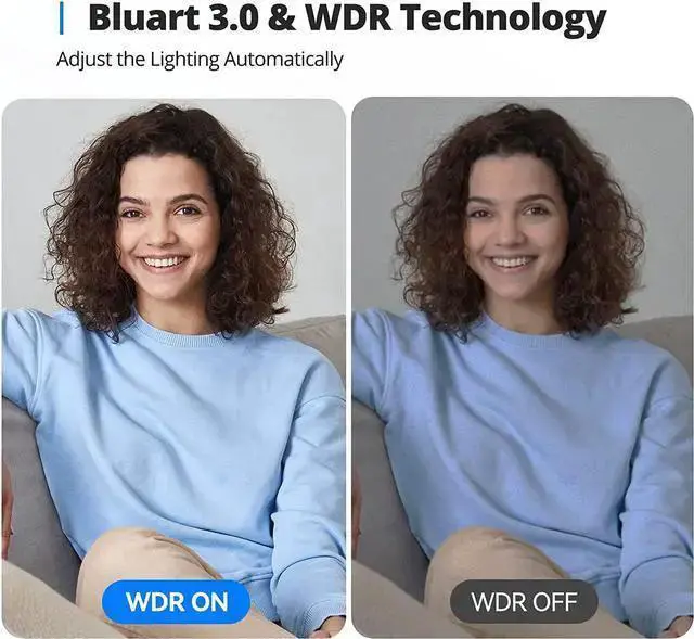 Alt view image 5 of 7 - WISDUM DEPSTECH 4K Webcam, DW40 Webcam with Microphone Autofocus HD Web Camera with Sensor, Privacy Cover & Tripod, Plug and Play USB 8MP Camera Computer Streaming Webcam for Laptop PC/Video Call/Zoom