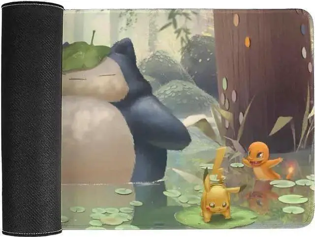 Main image of WISDUM Extended Gaming Anime Mouse pad Large Gaming Mousepad Desk Mat Waterproof Anti-Dirty Non Slip Stitched Edges Keyboard Mat Perfect for Video Games 60x30cm 24x12 inch Multi 23.6x11.8 inch