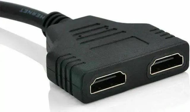 Main image of WISDUM 1 Input 2 Output HDMI Port Male to Female Splitter