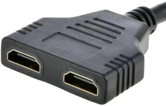 Alt view image 3 of 4 - WISDUM 1 Input 2 Output HDMI Port Male to Female Splitter