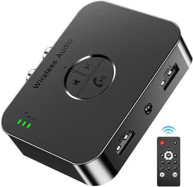 Main image of WISDUM MOREGAX M2R Bluetooth 5.4 Receiver for RCA Adapter for Stereo/Speaker/Wired Speaker/Home Audio Music Streaming Stereo System, Support AUX/RCA/USB