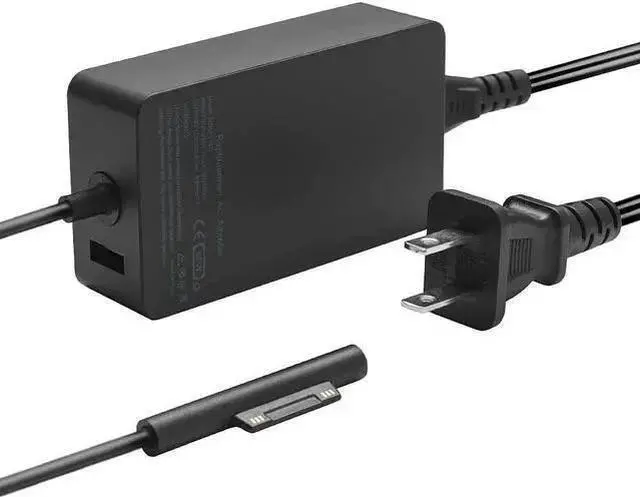 Main image of WISDUM Surface Charger 65W Power Supply Adapter Charger Compatible Surface Pro 3 4 5 6 7 8 X Surface Laptop 4/3/ 2/1 Surface Book Surface Go 1 2 with USB Port