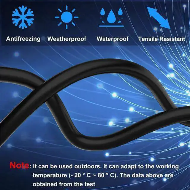Alt view image 4 of 7 - WISDUM Cat 8 Ethernet Cable 50 ft Shielded 26AWG Lastest 40Gbps 2000Mhz SFTP Patch Cord Heavy Duty High Speed Cat8 LAN Network RJ45 Cable- in Wall Outdoor Weatherproof Rated for Router Modem Gaming
