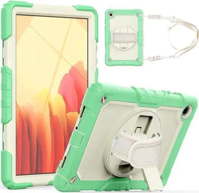Main image of WISDUM For Galaxy Tab A7 Case 2020 SM-T500 / T505 / T507 with Screen Protector for Kids Shockproof Cover for 10.4 Inch Tab A7 with S Pen Holder Stand and Strap Shoulder Strap