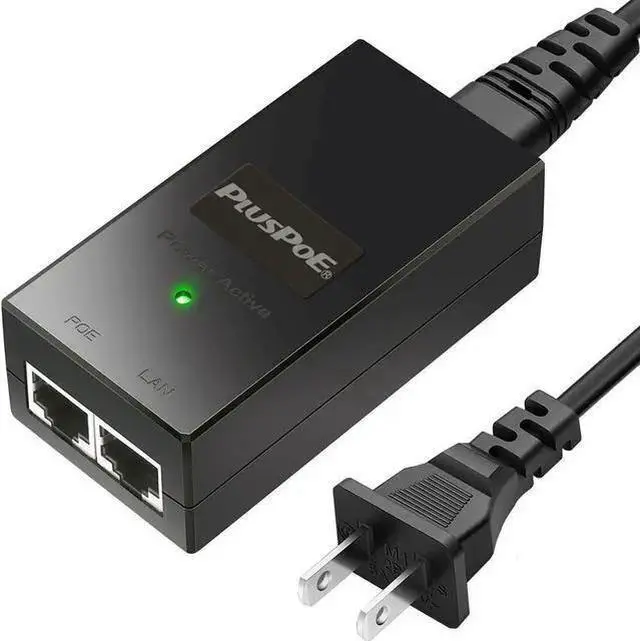 Main image of WISDUM 24volt Passive PoE Injector 24W Power Over Ethernet for 24v PoE Devices Compatible with Ubiquiti POE-25-5W, POE-24-12W and POE-24-24W