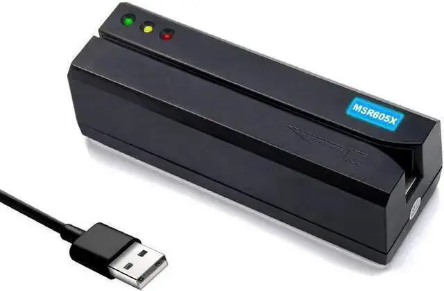 Main image of WISDUM Deftun Card Reader Writer USB Swipe Encoder 3 Tracks MSR605X