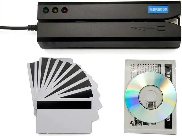 Alt view image 2 of 4 - WISDUM Deftun Card Reader Writer USB Swipe Encoder 3 Tracks MSR605X