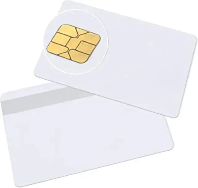 Alt view image 4 of 6 - WISDUM Java Cards Compatible J2a040 Smart Chip Cards With 2 Track 8.4Mm Black Hico Magnetic Stripe (5Pack)