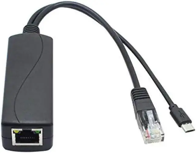 Alt view image 4 of 5 - WISDUM ANVISION 4-Pack 5V PoE Splitter, 48V to 5V 2.4A Adapter with Micro USB Plug, IEEE 802.3af Compliant, for IP Camera, Tablets, Dropcam or Raspberry Pi and More, AV-PS05-1