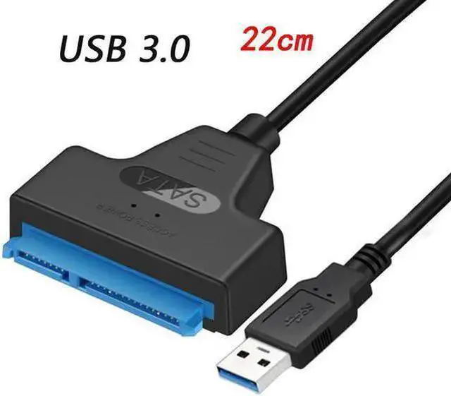 Main image of WISDUM USB SATA 3 Cable Sata To USB 3.0 Adapter UP To 6 Gbps Support 2.5Inch External SSD HDD Hard Drive 22 Pin Sata III A25