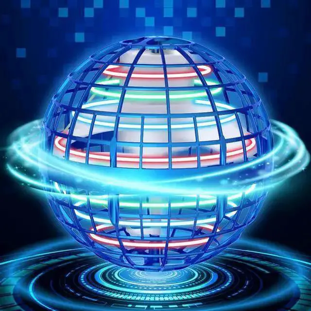 Main image of WISDUM Flying Orb Ball Galaxy Ball - 2023 Upgraded Cosmic Globe Boomerang Ball Hover Ball for Kids Adult Boys Girls 360°Rotating Indoor Outdoor Flying Ball Cool Toys GiftBlue