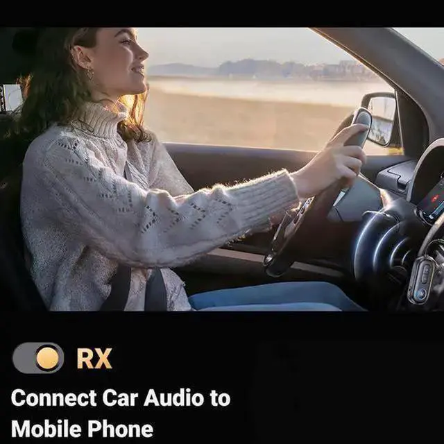 Alt view image 7 of 8 - BT-13 Wireless Bluetooth 5.4 Adapter Car Bluetooth Receiver & Transmitter, Hands-Free Calling, 3.5mm Aux Audio for Car/Home Stereo