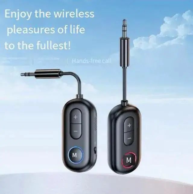 Alt view image 8 of 8 - BT-13 Wireless Bluetooth 5.4 Adapter Car Bluetooth Receiver & Transmitter, Hands-Free Calling, 3.5mm Aux Audio for Car/Home Stereo