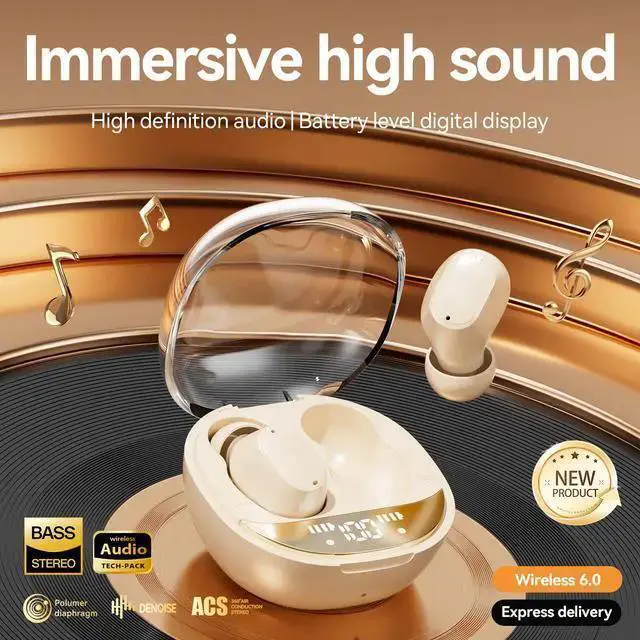 Alt view image 7 of 10 - M150 Sleep Bluetooth Mini Earbuds In-Ear Comfort Fit, Bluetooth 6.0, Stable Connection, High-Quality Sound, True Wireless