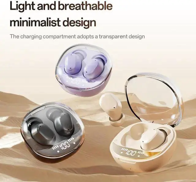 Alt view image 9 of 10 - M150 Sleep Bluetooth Mini Earbuds In-Ear Comfort Fit, Bluetooth 6.0, Stable Connection, High-Quality Sound, True Wireless